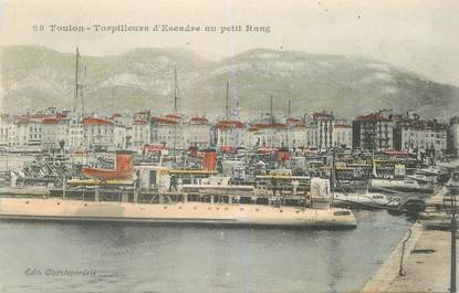 CPA FRANCE 83 "Toulon, torpilleurs, d'Escadre"