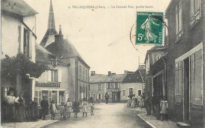 CPA FRANCE 18 "Villequiers, la grande rue"