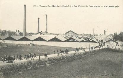 CPA FRANCE 71 "Paray le Monial, les Usines de Céramique"