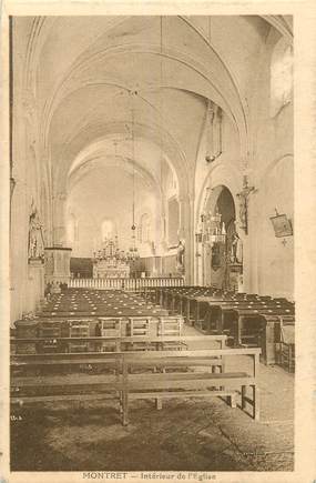 CPA FRANCE 71 "Montret, interieur de l'Eglise"