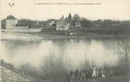 18 Cher CPA FRANCE 18 "Villeneuve sur cher, vue prise des bords du Cher"