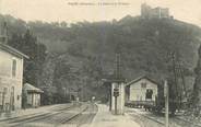 12 Aveyron CPA FRANCE 12 "Najac, la gare et le chateau"