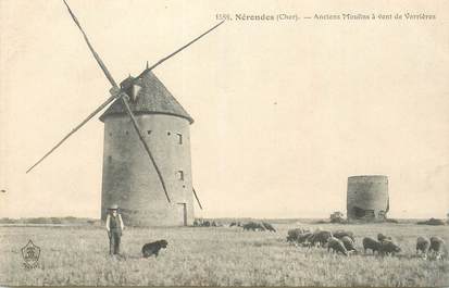 CPA FRANCE 18 "Nérondes, Ancien moulin à vent de Verrières"