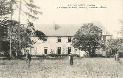 CPSM FRANCE 85 "Le Poiroux, le chateau de Bois Grollaud"