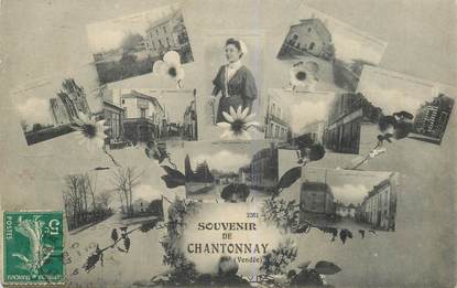 CPA FRANCE 85 "Souvenir de Chantonnay"