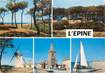 CPSM FRANCE 85 "Ile de Noirmoutier, camping l'Epine"