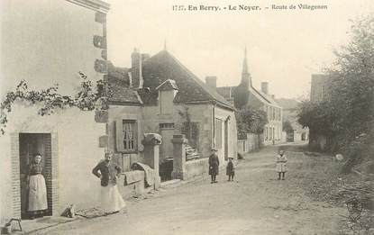 CPA FRANCE 18 "Le Noyer, route de Villegrenon"