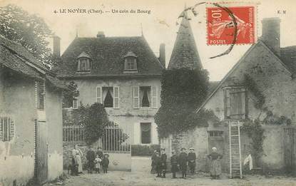 CPA FRANCE 18 "Le Noyer, un coin du Bourg"