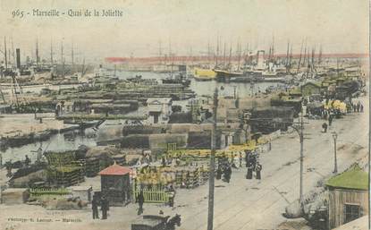 CPA FRANCE 13 "Marseille, Quai de la Joliette"