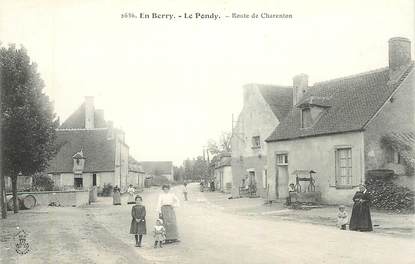 CPA FRANCE 18 "Le Pondy, route de Charenton"