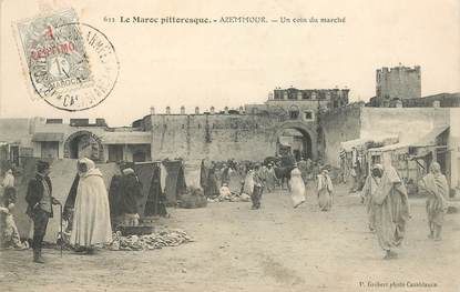 CPA MAROC "Azemmour, un coin du marché"