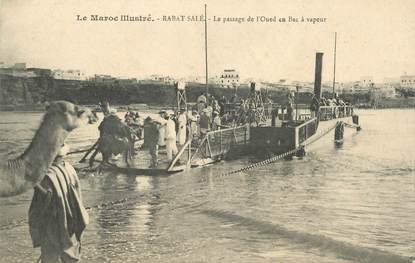 CPA MAROC "Rabat, le Bac à vapeur"