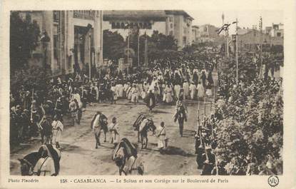 CPA MAROC "Casablanca, le sultan"