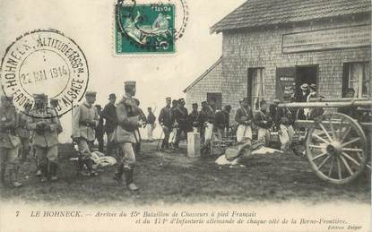 CPA FRANCE 88 "Le Hohneck, 15e Bataillon de Chasseurs à pied français"