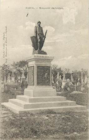 CPA FRANCE 88 "Harol, monument des soldats"