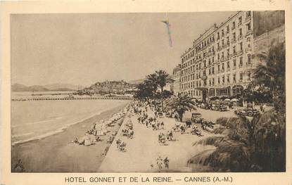 / CPA FRANCE 06 "Cannes, hôtel Gonnet et de la Reine"