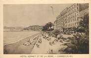 06 Alpe Maritime / CPA FRANCE 06 "Cannes, hôtel Gonnet et de la Reine"