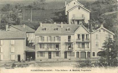 CPA FRANCE 88 "Plombières les Bains, Villas Bellevue"