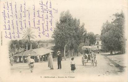 CPA ALGERIE "Chéragas, entrée du village"