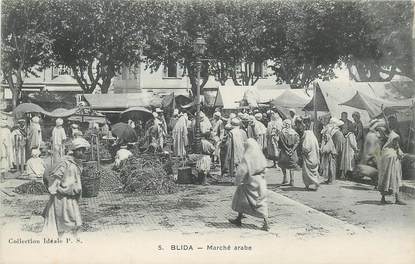 CPA ALGERIE "Blida, le marché arabe"