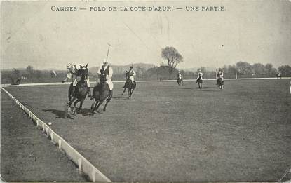 / CPA FRANCE 06 "Cannes, polo de la côte, une partie"