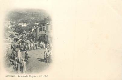 CPA ALGERIE "Bougie, le marché Kabyle"