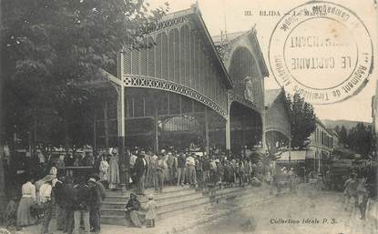 CPA ALGERIE "Blida, le marché"