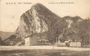 74 Haute Savoie CPA FRANCE 74 "Thones, la gare et le Mont Roche"