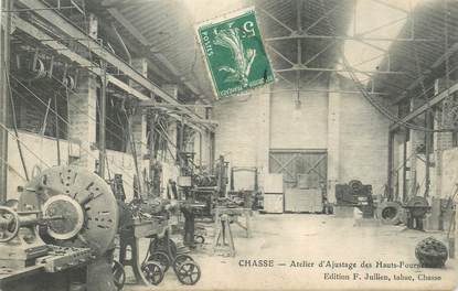 CPA FRANCE 69 "Chasse, atelier d'ajustage des Hauts Fourneaux"