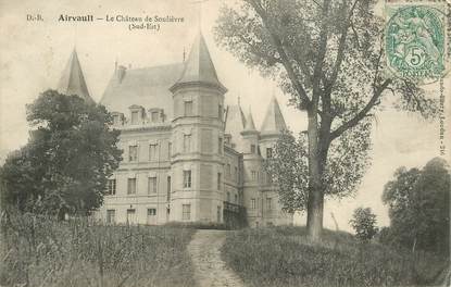 CPA FRANCE 79 "Airvault, le chateau de Soulèvre"