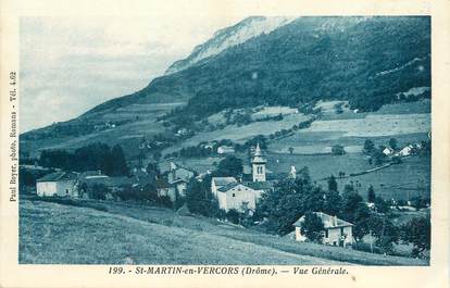 / CPA FRANCE 26 "Saint Martin en Vercors, vue générale"