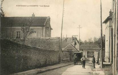 CPA FRANCE 91 "Fontenay le Vicomte, les Ecoles"