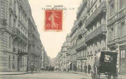 CPA FRANCE 75008 "Paris, rue de Monceau"