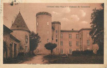 CPA FRANCE 87 "Cussac, chateau de Cormières"