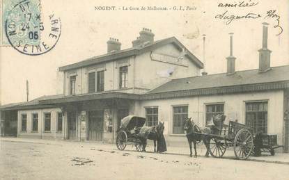 CPA FRANCE 94 "Nogent, la gare de Mulhouse"