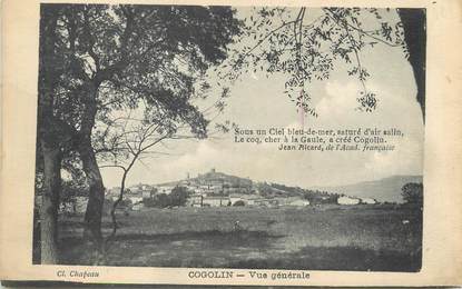 / CPA FRANCE 83 "Cogolin, vue générale"