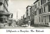 69 RhÔne CPSM FRANCE 69 "Villefranche en Beaujolais, rue Nationale"