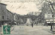 83 Var / CPA FRANCE 83 "Hyères, place de la rade et statue de Massillon"