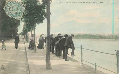 CPA FRANCE 03 "Vichy, promenade sur les bords de l'Allier"