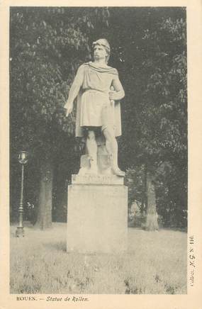 CPA FRANCE 76 "Rouen, Statue de Rollon" / COLLECTION DES NOUVELLES GALERIES