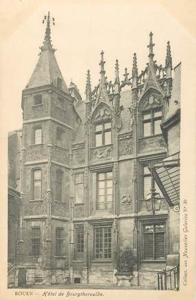 CPA FRANCE 76 "Rouen, Hotel de Bourgtheroulde" / COLLECTION DES NOUVELLES GALERIES
