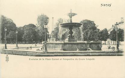 CPA FRANCE 54 "Nancy, Fontaine de la place Carnot"
