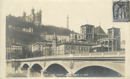 CPA FRANCE 69 "Lyon, Pont Tilsitt"
