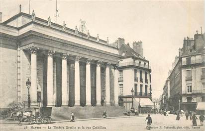 CPA FRANCE 44 "Nantes, le Théâtre Graslin" / COLLECTION R. GUENAULT