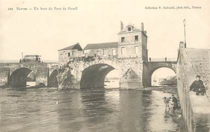 CPA FRANCE 44 "Nantes, Pont de Pirmil" / COLLECTION R. GUENAULT