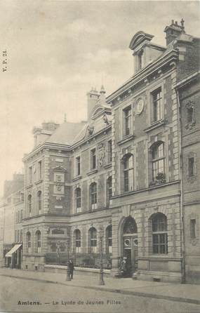 CPA FRANCE 80 "Amiens, Le Lycée de jeunes filles" / EDITEUR V.P. PARIS