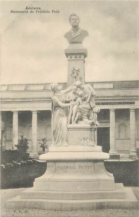 CPA FRANCE 80 "Amiens, Monument de Frédéric Petit" / EDITEUR V.P. PARIS