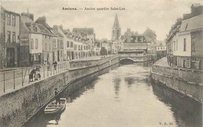 CPA FRANCE 80 "Amiens, ancien quartier Saint Leu" / EDITEUR V.P. PARIS