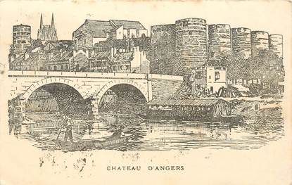 CPA FRANCE 49 "Chateau d'Angers"