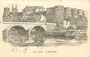 49 Maine Et Loire CPA FRANCE 49 "Chateau d'Angers"